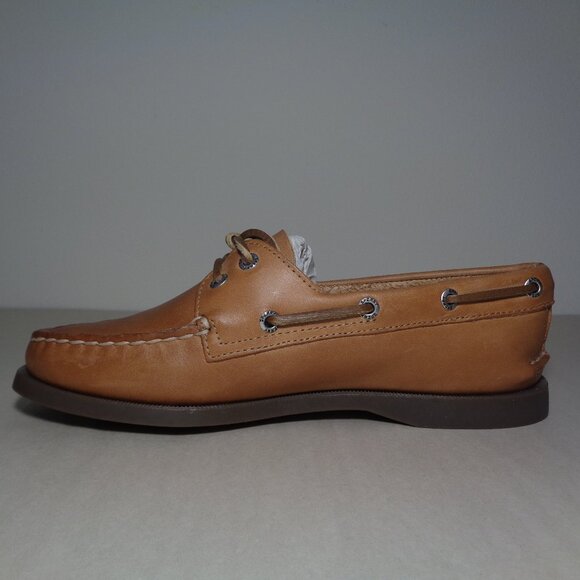 Sperry / Size 7 Wide / AUTHENTIC ORIGINAL 2 EYE / Brown  / New Women's Shoes - Picture 10 of 16
